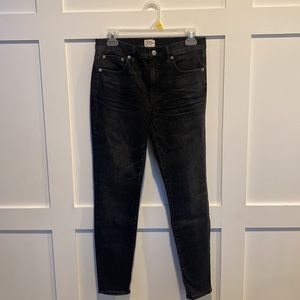 JCrew 9” HIGH RISE TOOTHPICK JEANS WOMENS 28